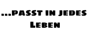 passt in jedes Leben Logo